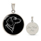 Dachshund Charm - Circle Pendant - Real Rad Boutique