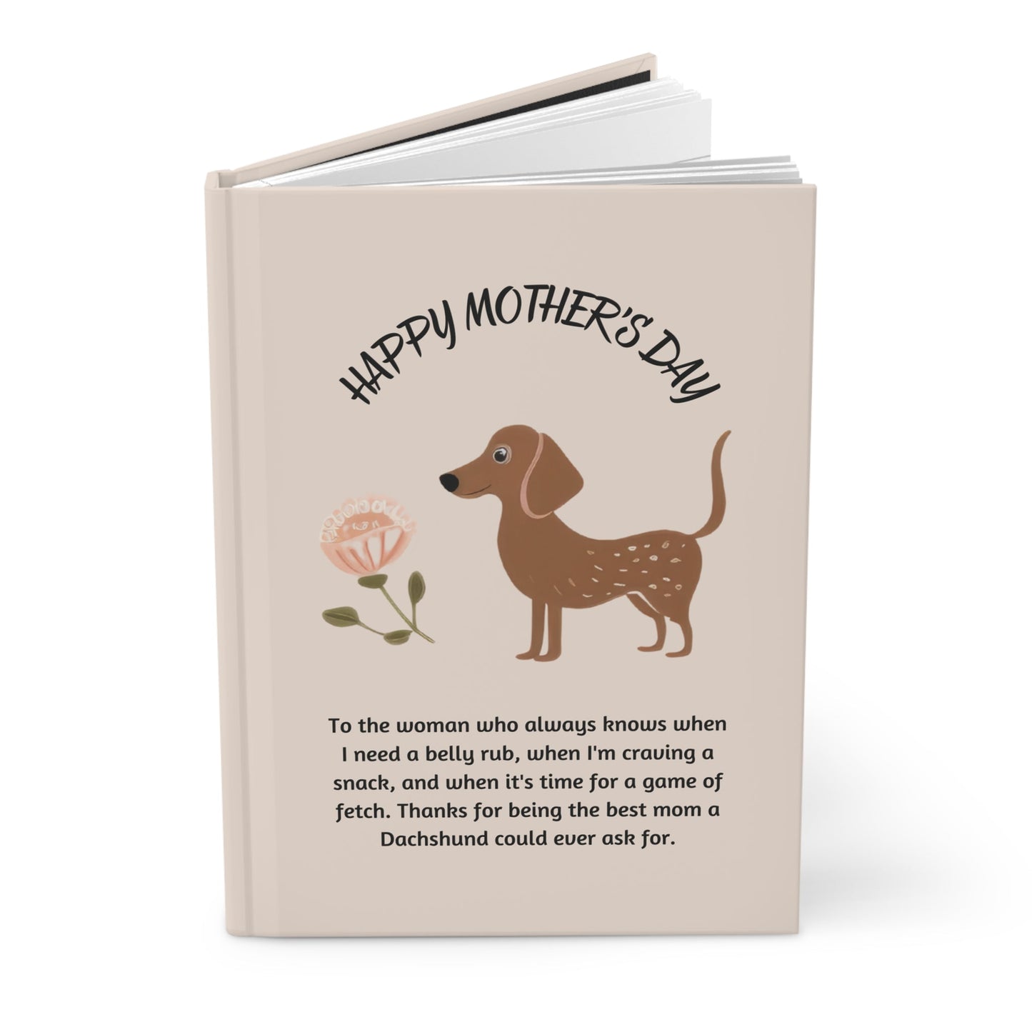 Dachshund Love - Hardcover Journal Matte - Real Rad Boutique