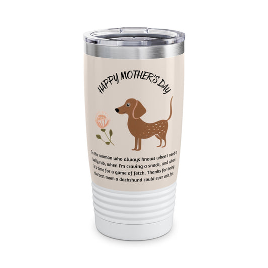 Dachshund Love - Ringneck Tumbler - Real Rad Boutique