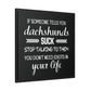 Dachshunds Don't Suck - Matte Canvas, Black Frame - Real Rad Boutique