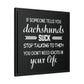 Dachshunds Don't Suck - Matte Canvas, Black Frame - Real Rad Boutique