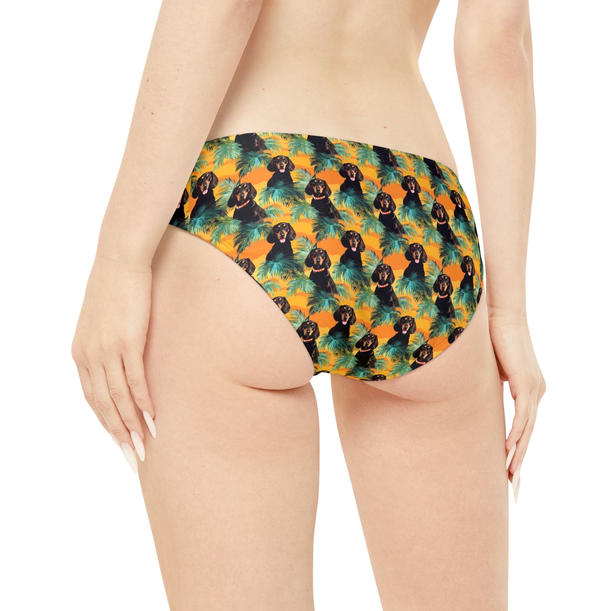 Dachshunds & Palms - Bikini Set - Real Rad Boutique