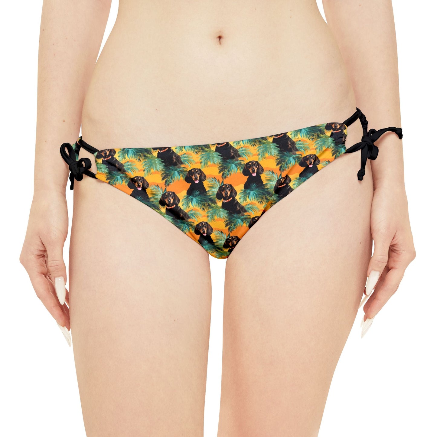 Dachshunds & Palms - Bikini Set - Real Rad Boutique