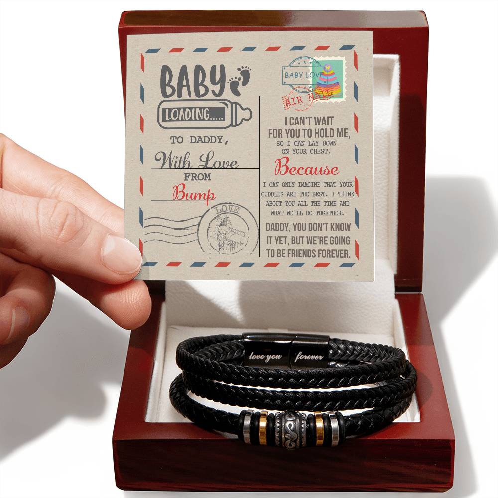 Daddy's Little Buddy - Love You Forever Bracelet - Real Rad Boutique