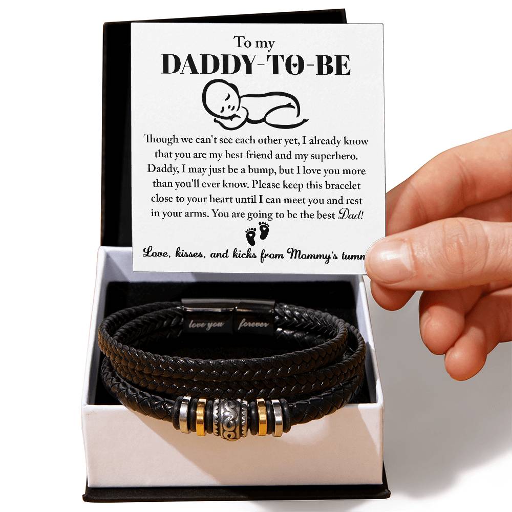 Daddy's Little Superhero - Love You Forever Bracelet - Real Rad Boutique