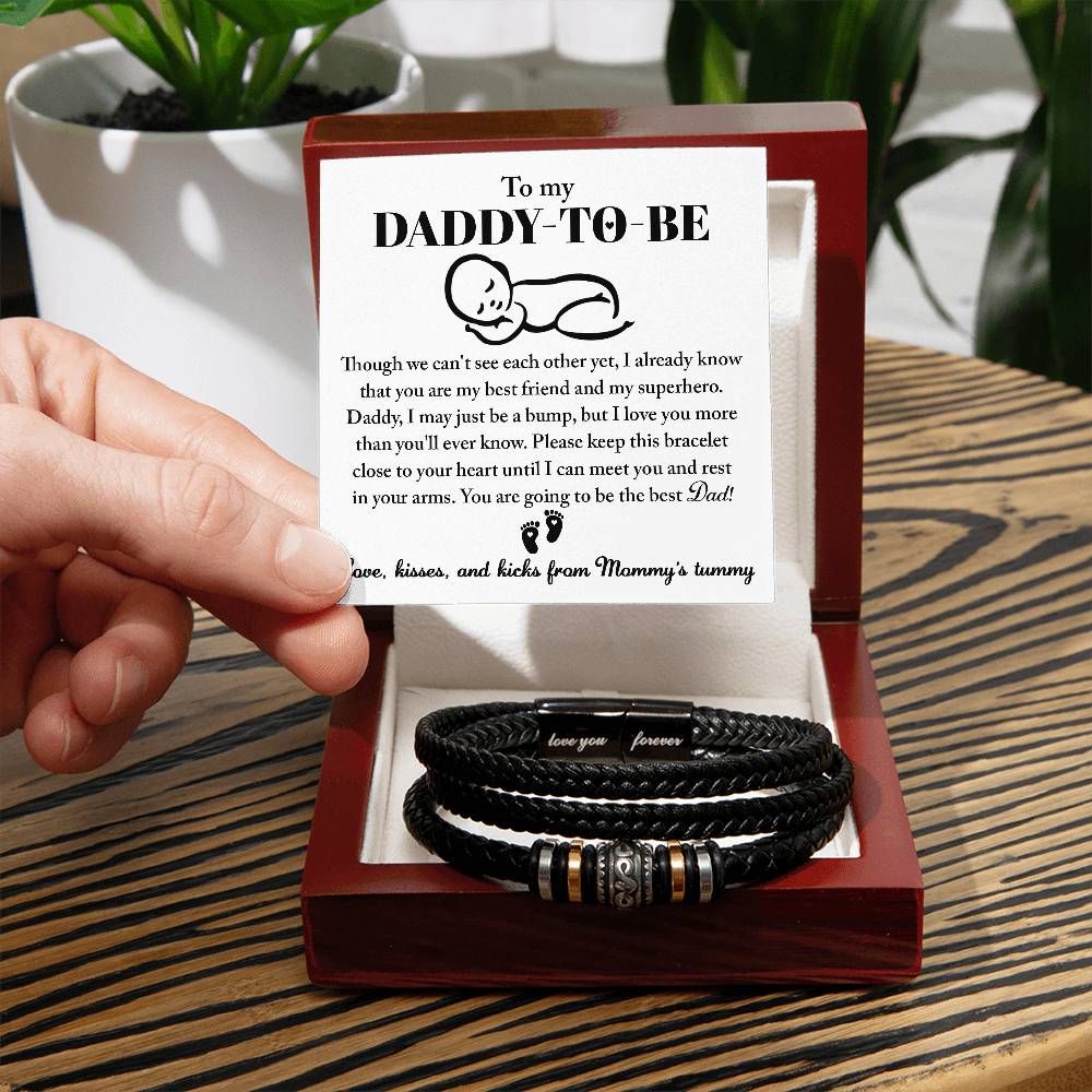 Daddy's Little Superhero - Love You Forever Bracelet - Real Rad Boutique