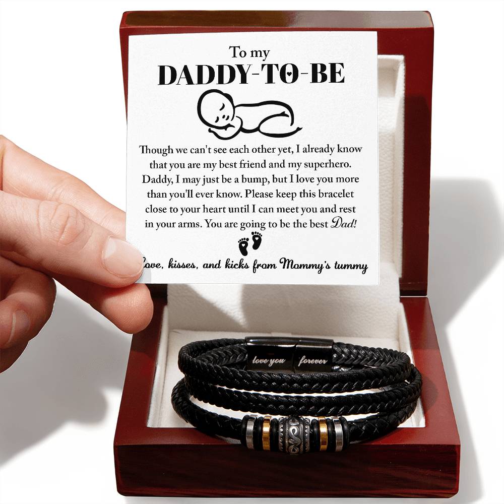 Daddy's Little Superhero - Love You Forever Bracelet - Real Rad Boutique