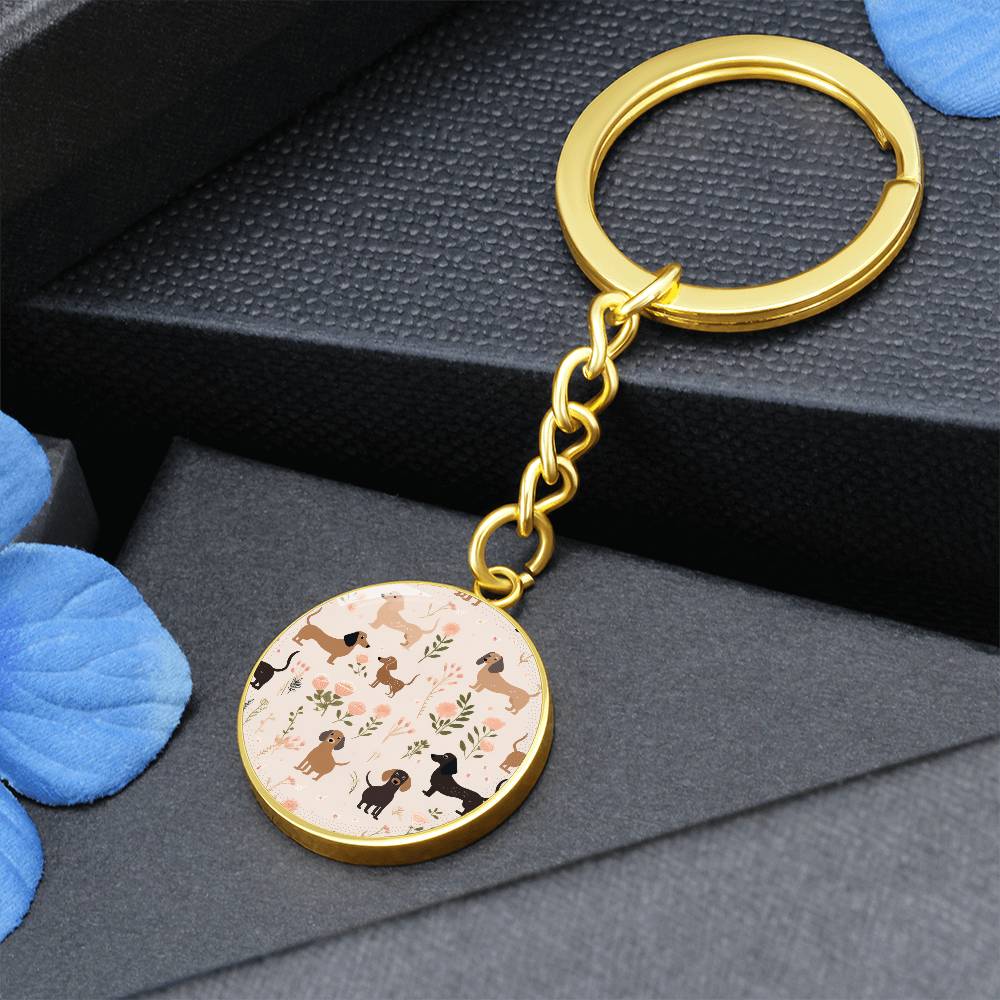 Dainty Delight - Circle Keychain - Real Rad Boutique