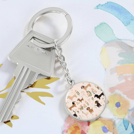 Dainty Delight - Circle Keychain - Real Rad Boutique