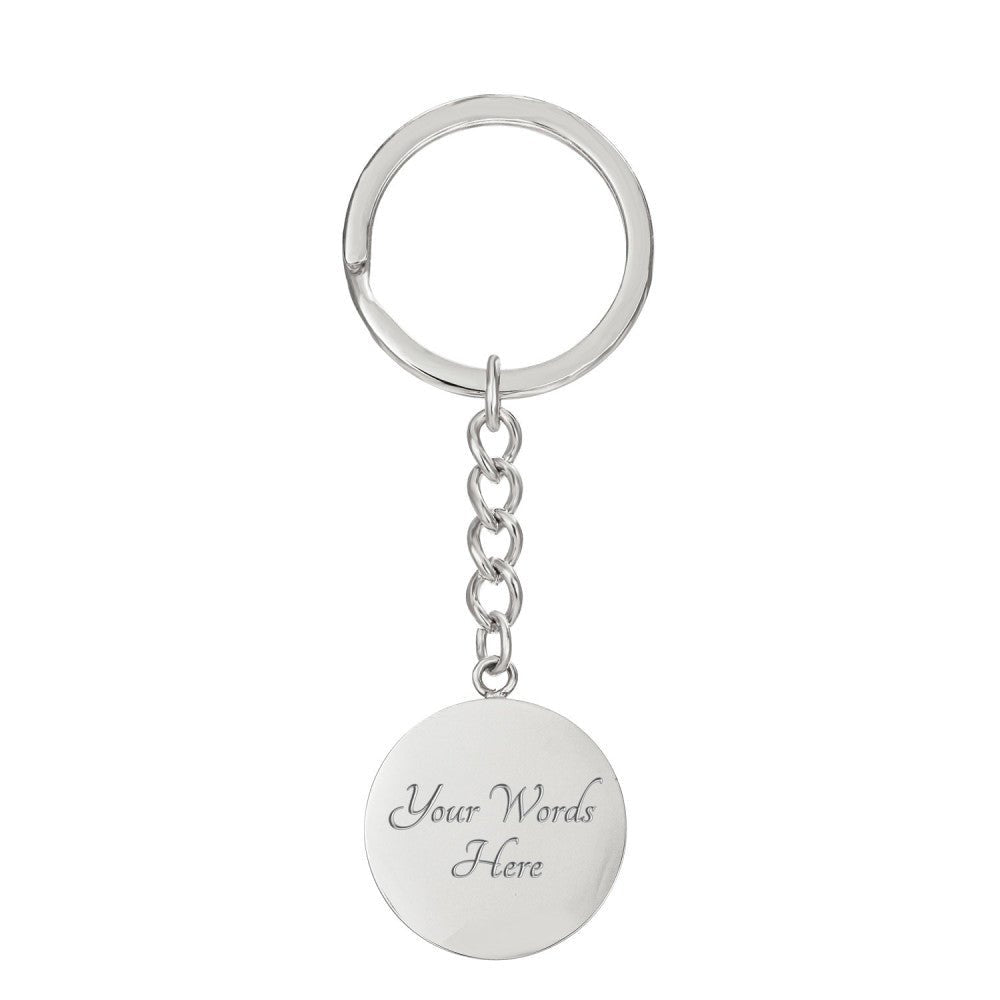 Dainty Delight - Circle Keychain - Real Rad Boutique