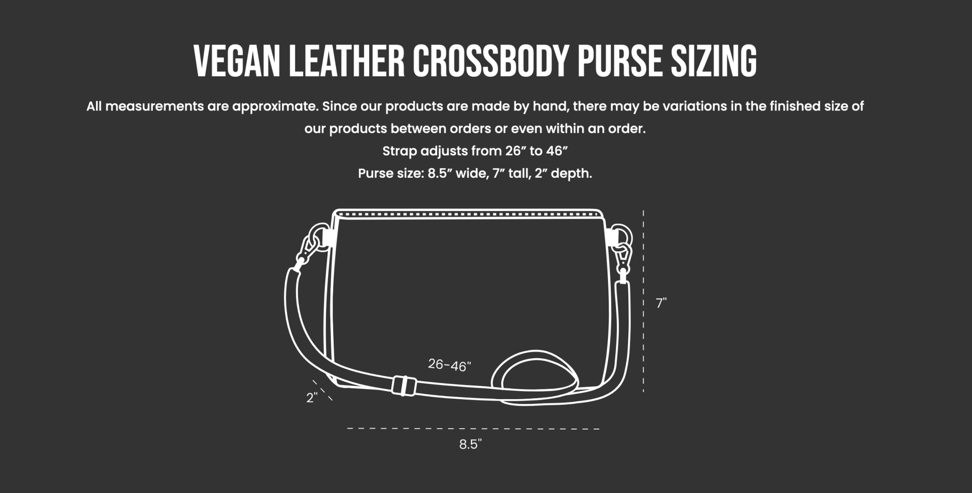 Dainty Delight - Vegan Leather Crossbody Purse - Real Rad Boutique