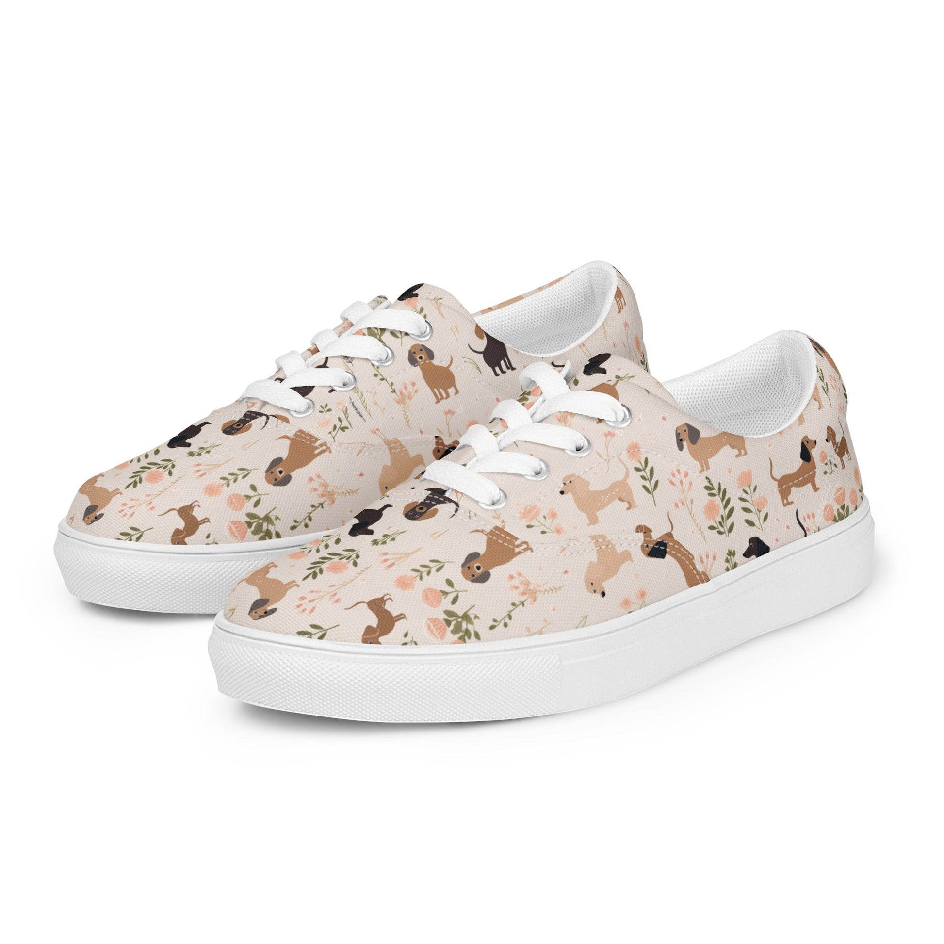 Danity Delight - Women’s Lace-up Canvas Shoes - Real Rad Boutique