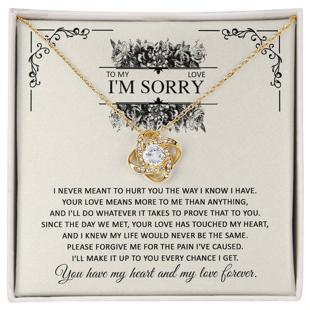 Deep Apology - Love Knot Necklace - Real Rad Boutique