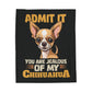 Don't Be Jealous of My Chihuahua - Velveteen Plush Blanket - Real Rad Boutique