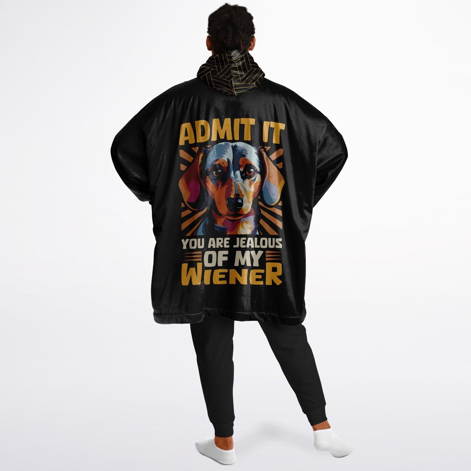 Don't Be Jealous Of My Wiener Luxury Snug Hoodie - Real Rad Boutique