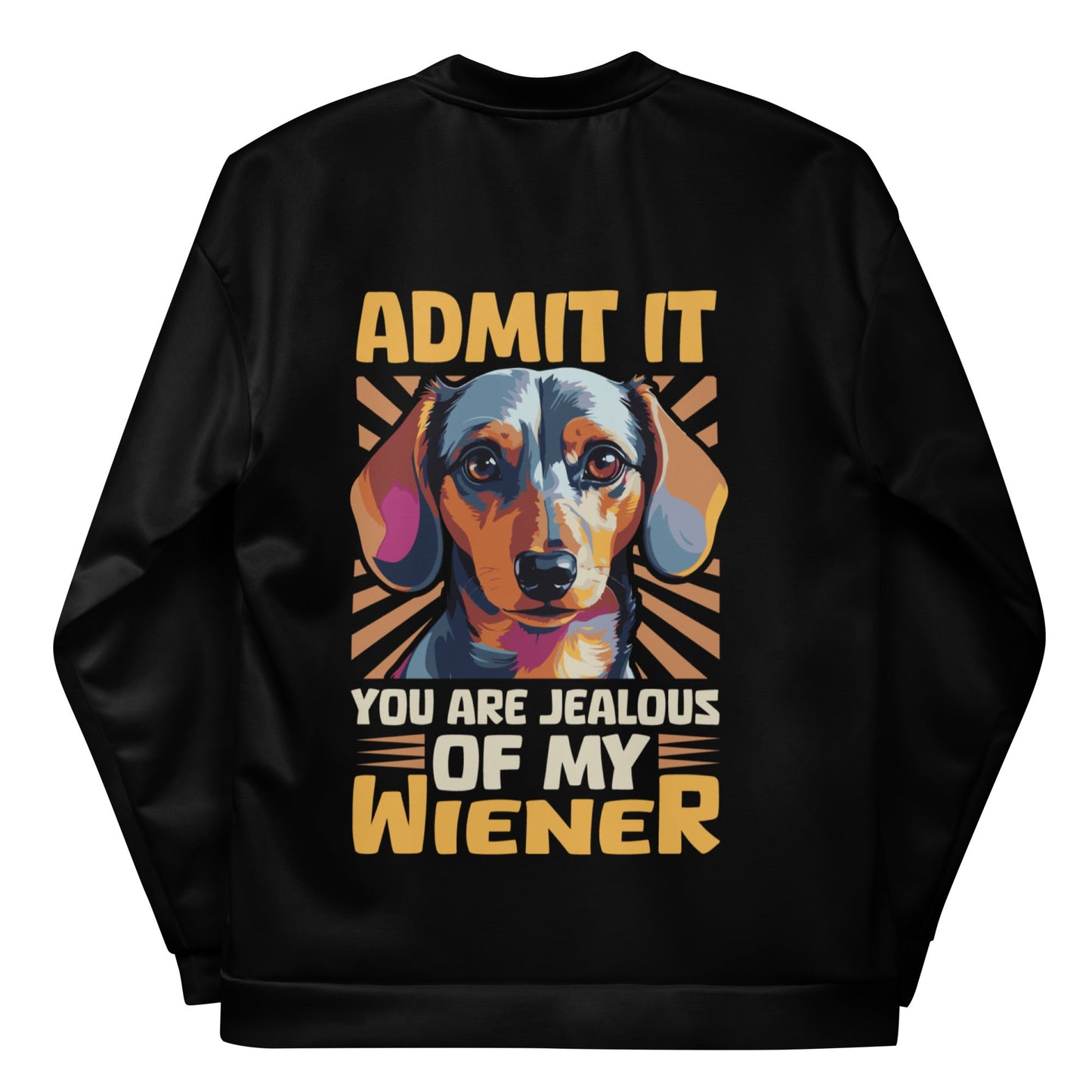 Don't Be Jealous Of My Wiener - Men's Bomber Jacket - Real Rad Boutique