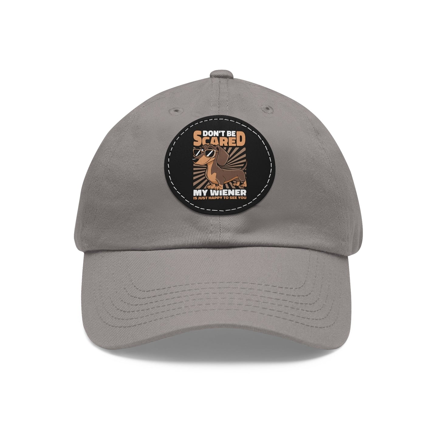 Don't Be Scared - Cap with Leather Patch - Real Rad Boutique