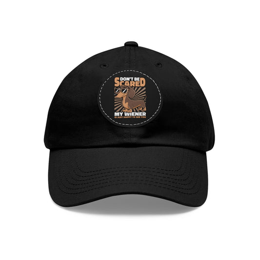 Don't Be Scared - Cap with Leather Patch - Real Rad Boutique