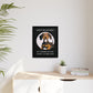 Don't Be Scared - Matte Canvas, Black Frame - Real Rad Boutique