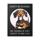 Don't Be Scared - Matte Canvas, Black Frame - Real Rad Boutique