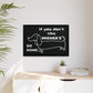 Don't Like Wieners? - Matte Canvas, Black Frame - Real Rad Boutique