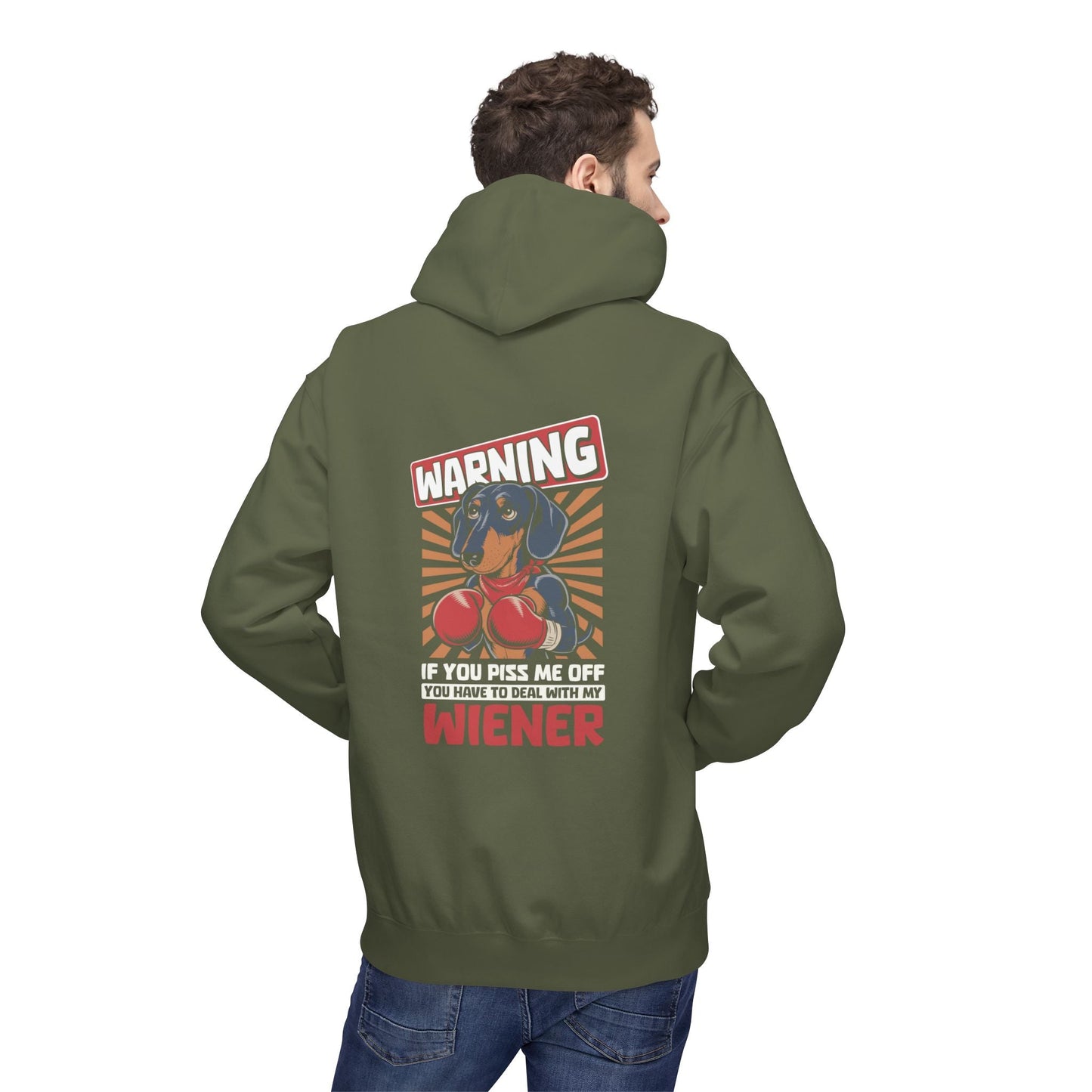 Don't Piss Of My Wiener - Softstyle Fleece Hoodie - Real Rad Boutique