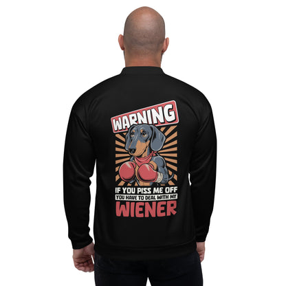 Don't Piss Off My Wiener - Men's Bomber Jacket - Real Rad Boutique