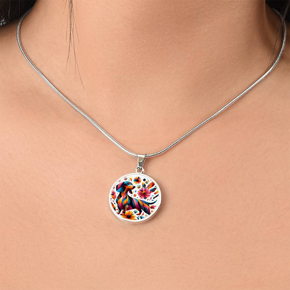 Doxie Daze - Circle Pendant - Real Rad Boutique