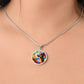 Doxie Rainbow Wishes - Circle Pendant - Real Rad Boutique