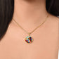 Doxie Rainbow Wishes - Circle Pendant - Real Rad Boutique