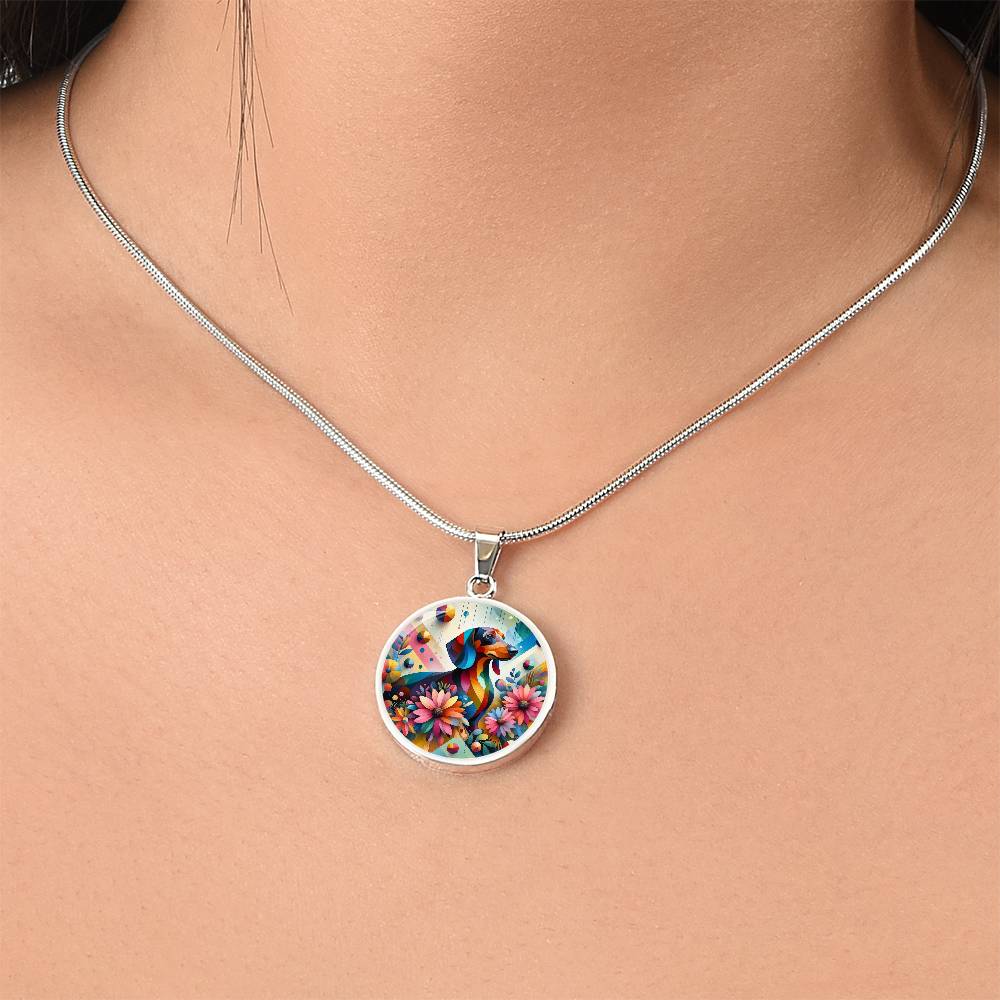 Doxie Treasures - Circle Necklace - Real Rad Boutique