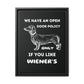 Embrace Our Open Door Policy - Matte Canvas, Black Frame - Real Rad Boutique