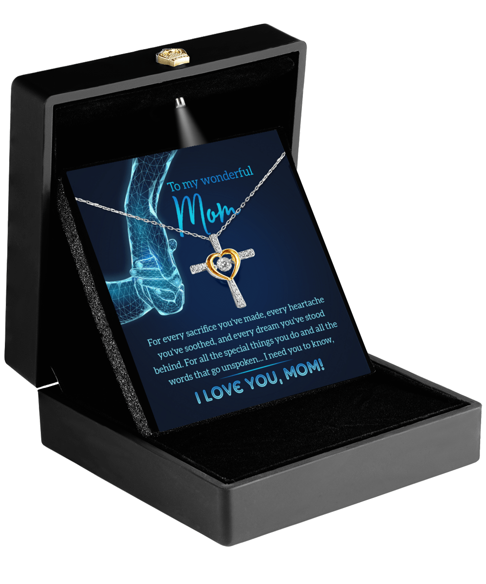 Eternal Love, Mom's Sacrifice - Love Dancing Necklace - Real Rad Boutique