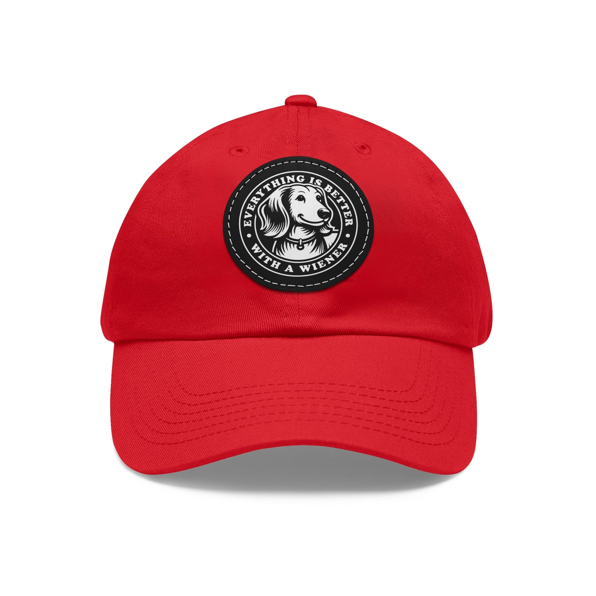 Everything Is Better With A Wiener - Cap with Leather Patch - Real Rad Boutique