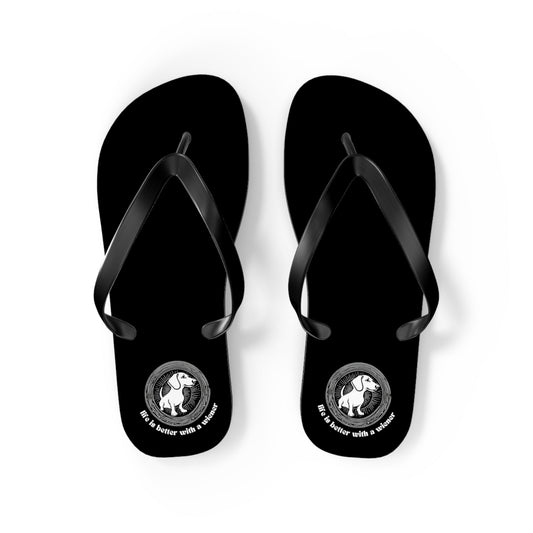 Everything Is Better With A Wiener - Flip Flops - Real Rad Boutique