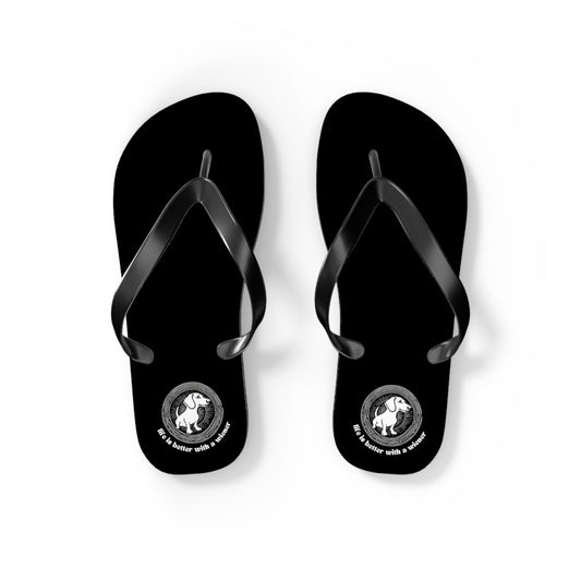 Everything Is Better With A Wiener - Flip Flops - Real Rad Boutique