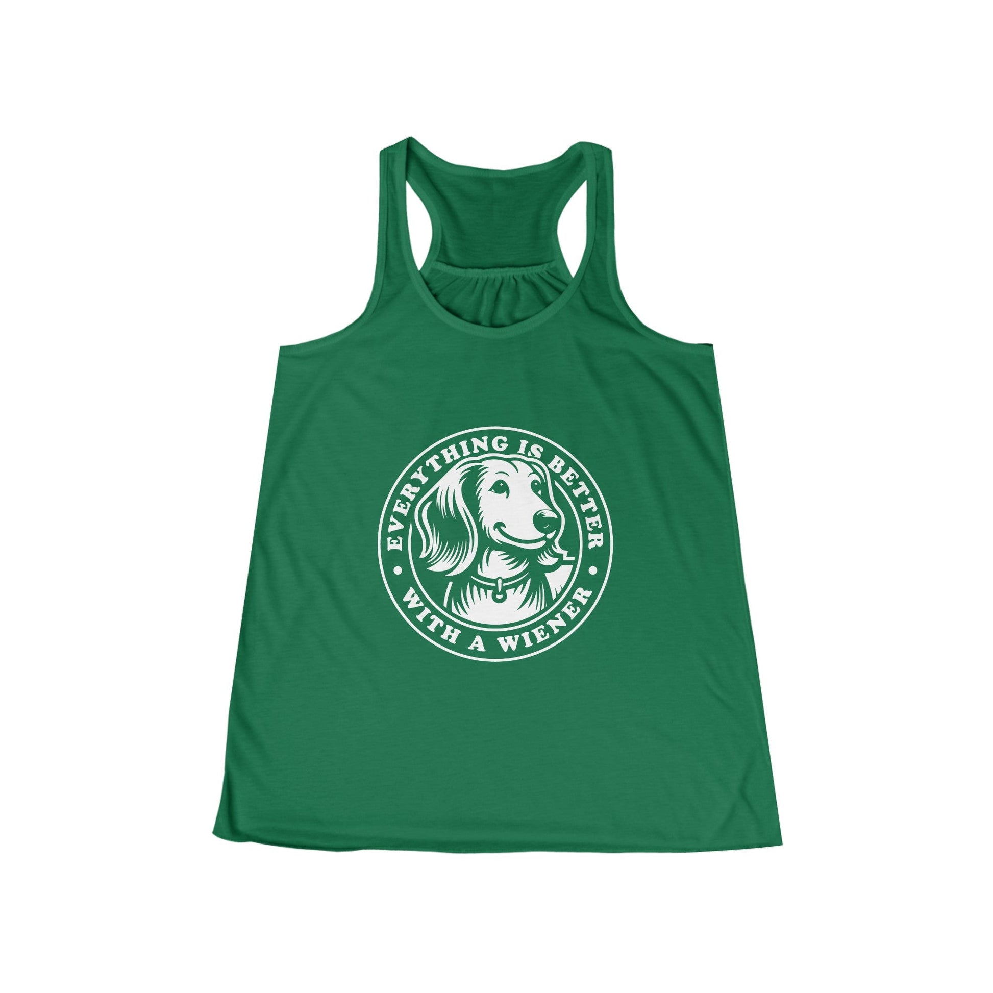 Everything Is Better With A Wiener - Women's Flowy Racerback Tank - Real Rad Boutique