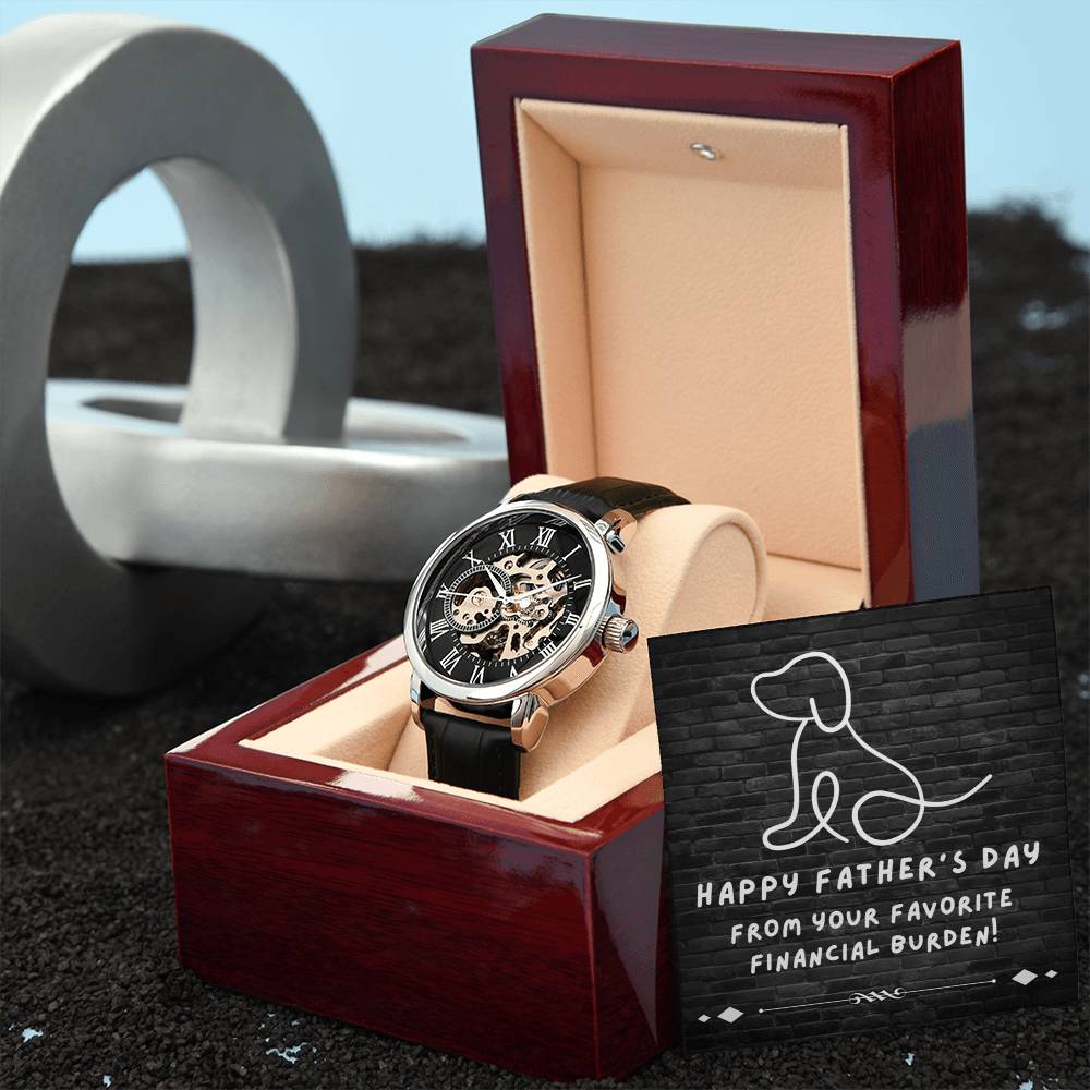 Favorite Financial Burden - Men's Openwork Watch - Real Rad Boutique