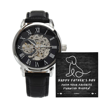 Favorite Financial Burden - Men's Openwork Watch - Real Rad Boutique