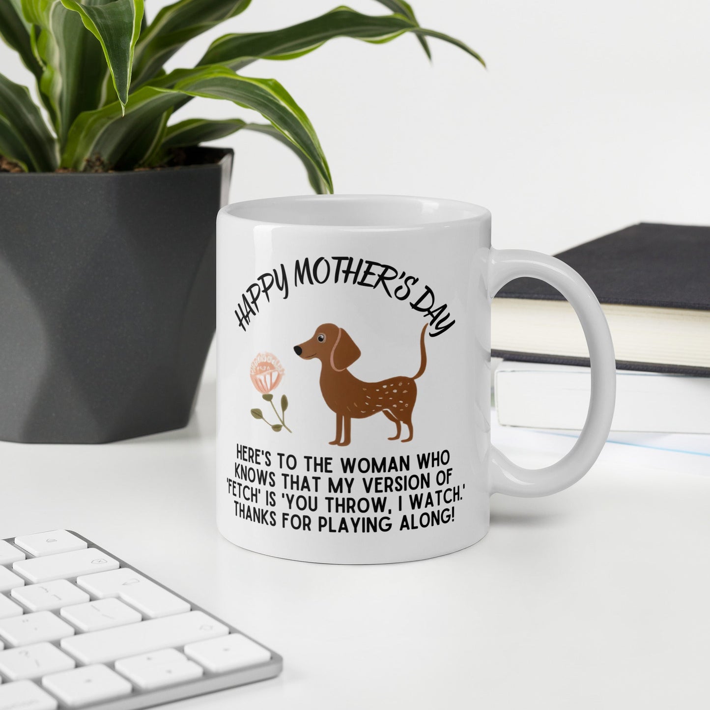 Fetching Love - Dachshund Mug - Real Rad Boutique