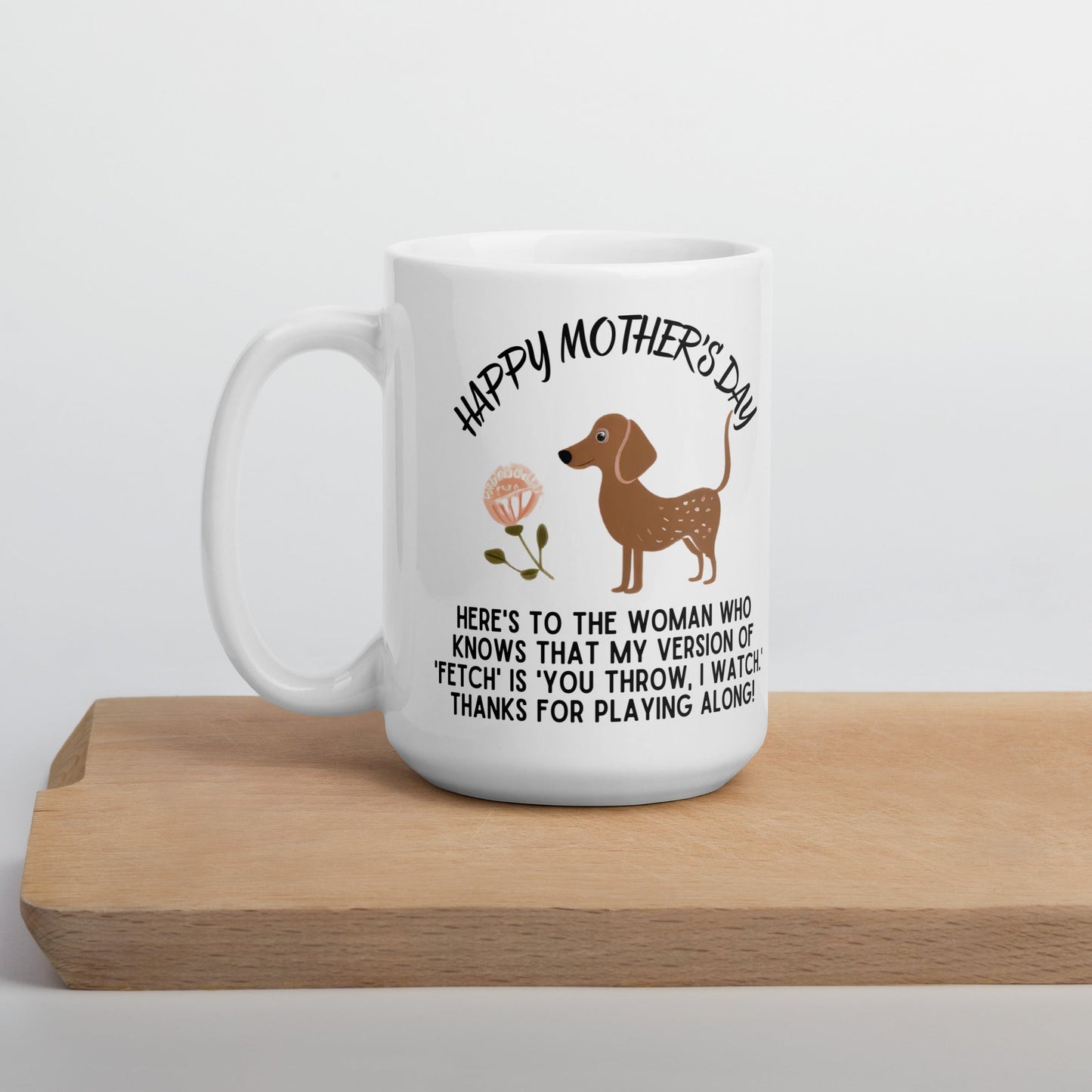 Fetching Love - Dachshund Mug - Real Rad Boutique