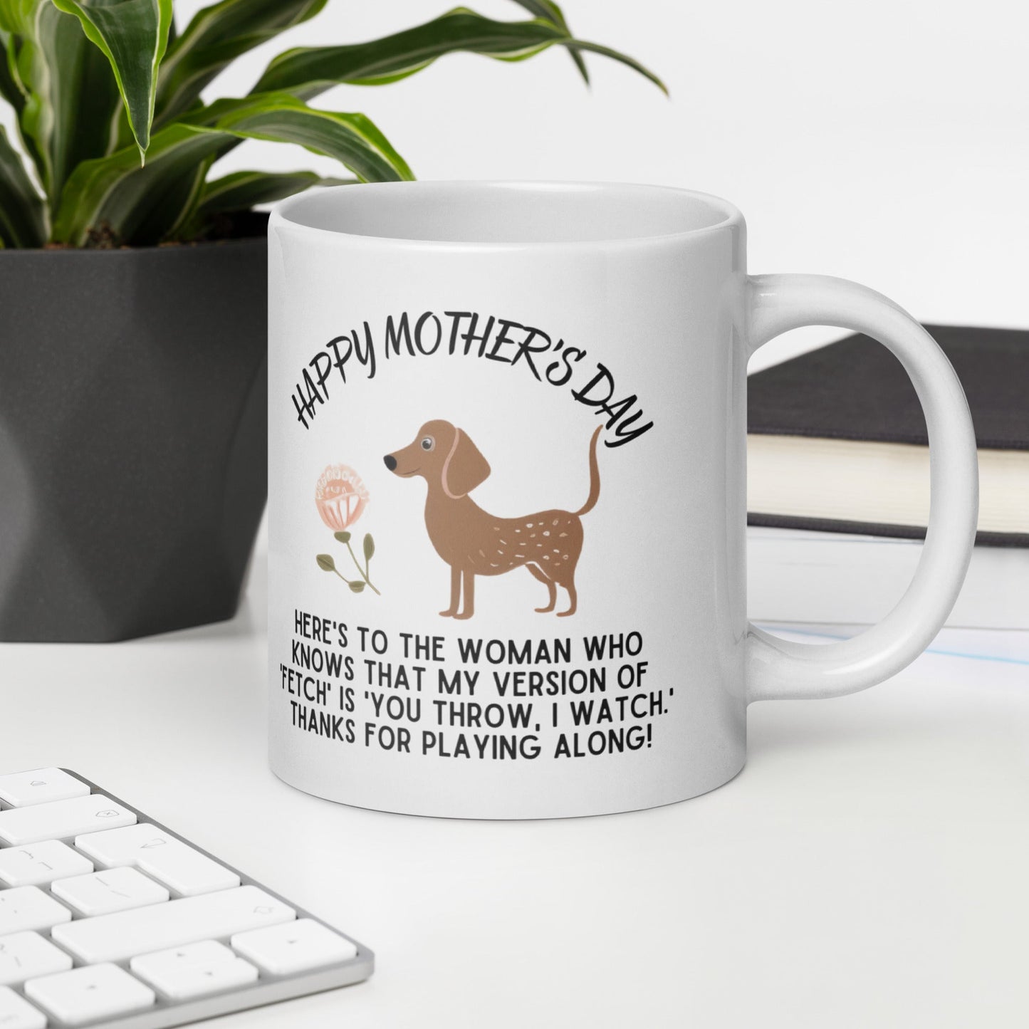 Fetching Love - Dachshund Mug - Real Rad Boutique