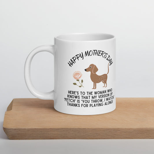 Fetching Love - Dachshund Mug - Real Rad Boutique