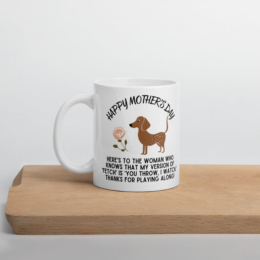 Fetching Love - Dachshund Mug - Real Rad Boutique