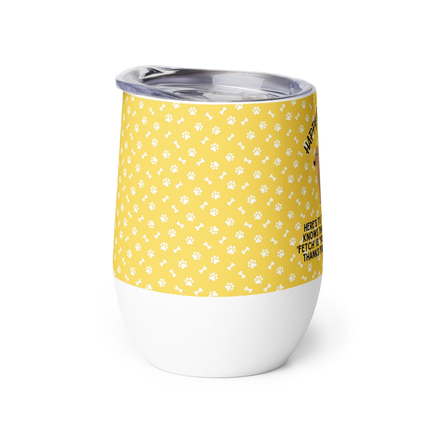 Fetching Love - Dachshund Wine Tumbler - Real Rad Boutique