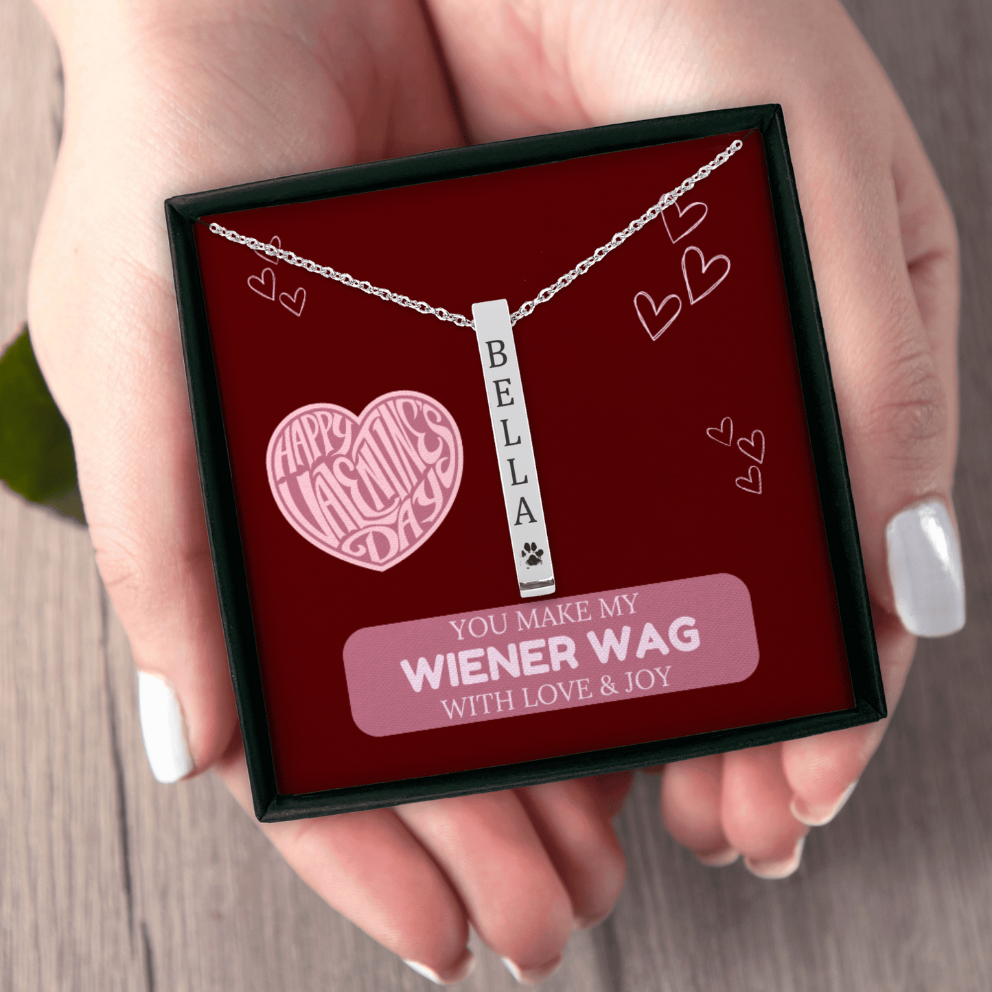 Wiener Joy - Dachshund Valentine Necklace | Gift for Her