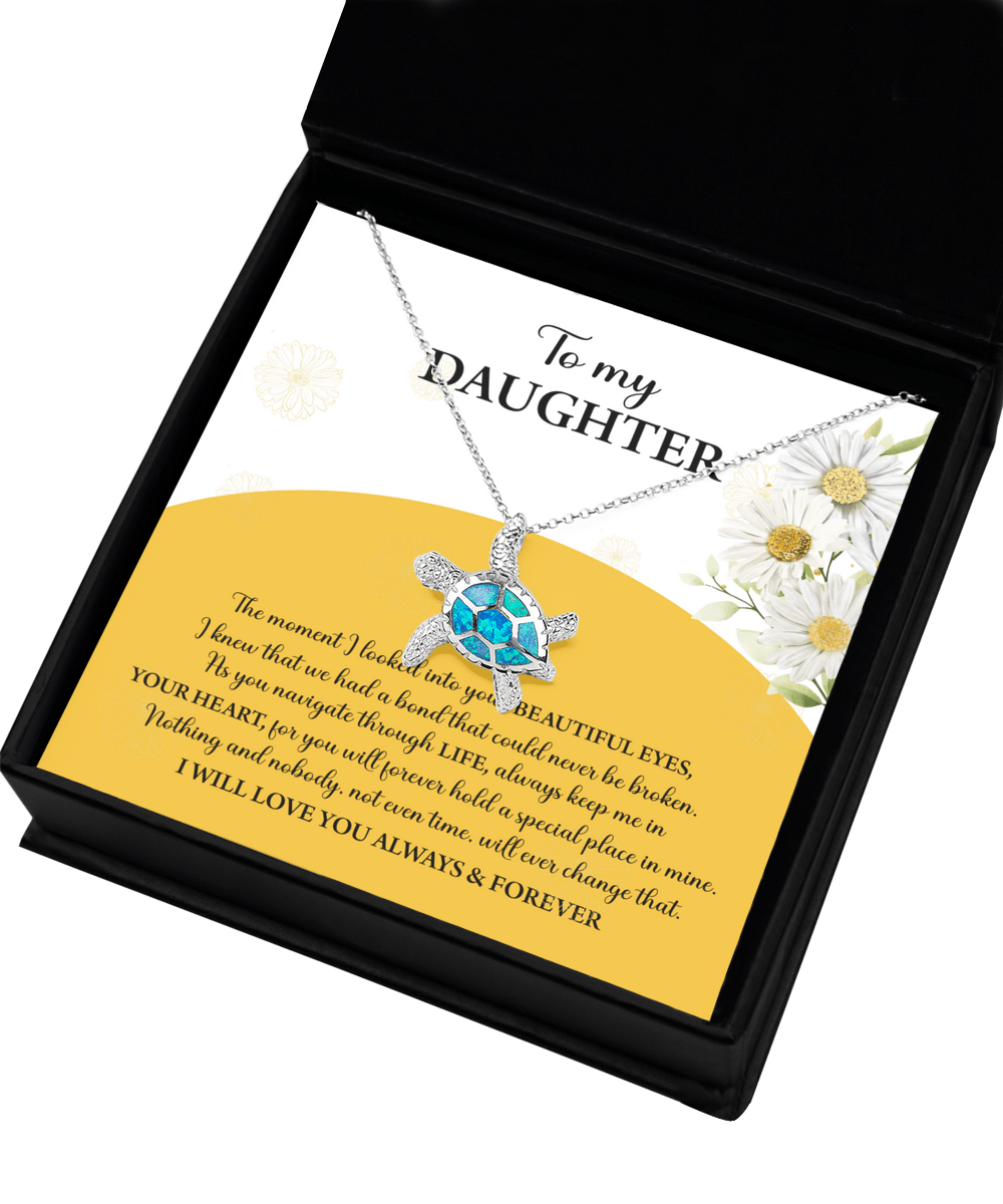 Forever Bond - Opal Turtle Necklace - Real Rad Boutique