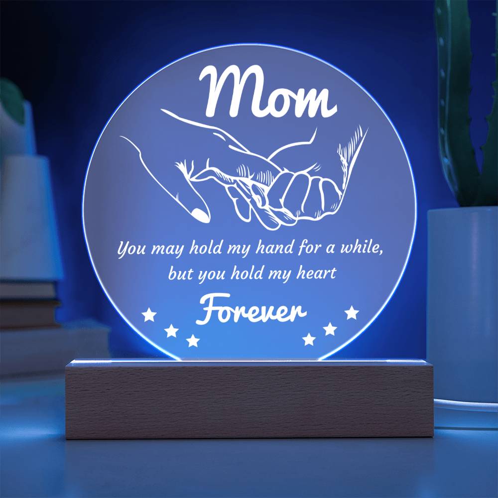 Forever in Your Heart - Acrylic Circle Plaque - Real Rad Boutique