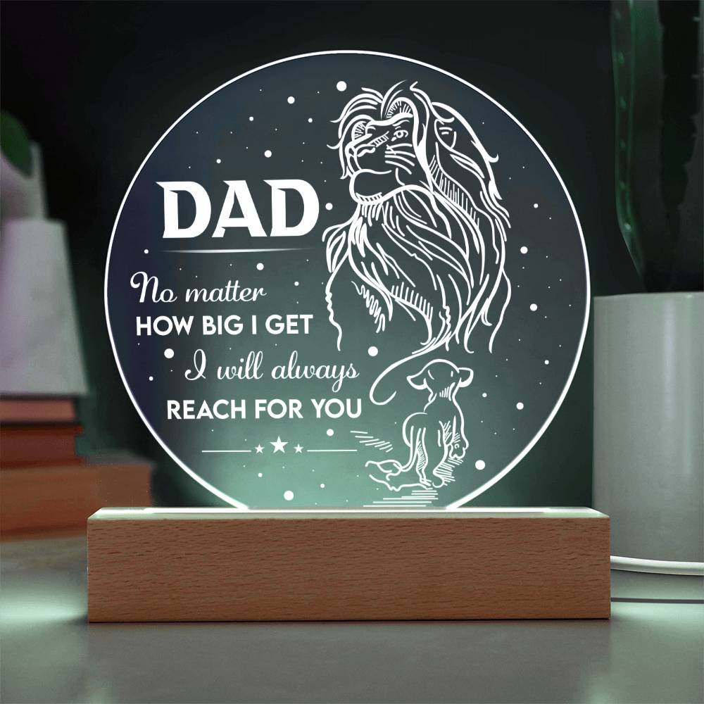 Forever My Guiding Light - Acrylic Circle Plaque - Real Rad Boutique