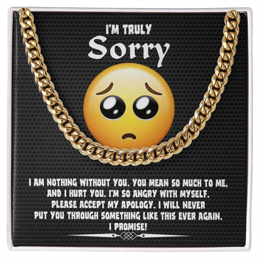 Forgive Me - Cuban Link Chain - Real Rad Boutique